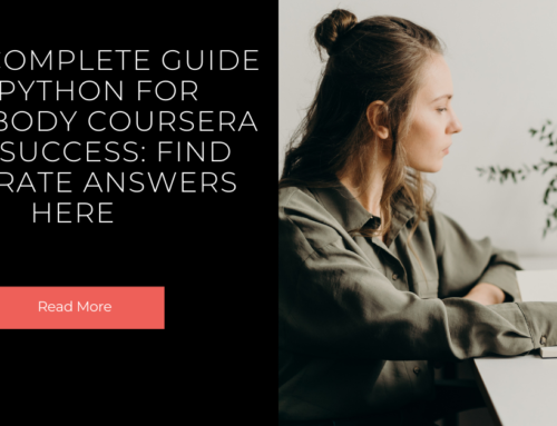 Your Complete Guide to Python for Everybody Coursera Quiz Success: Find Accurate Answers Here
